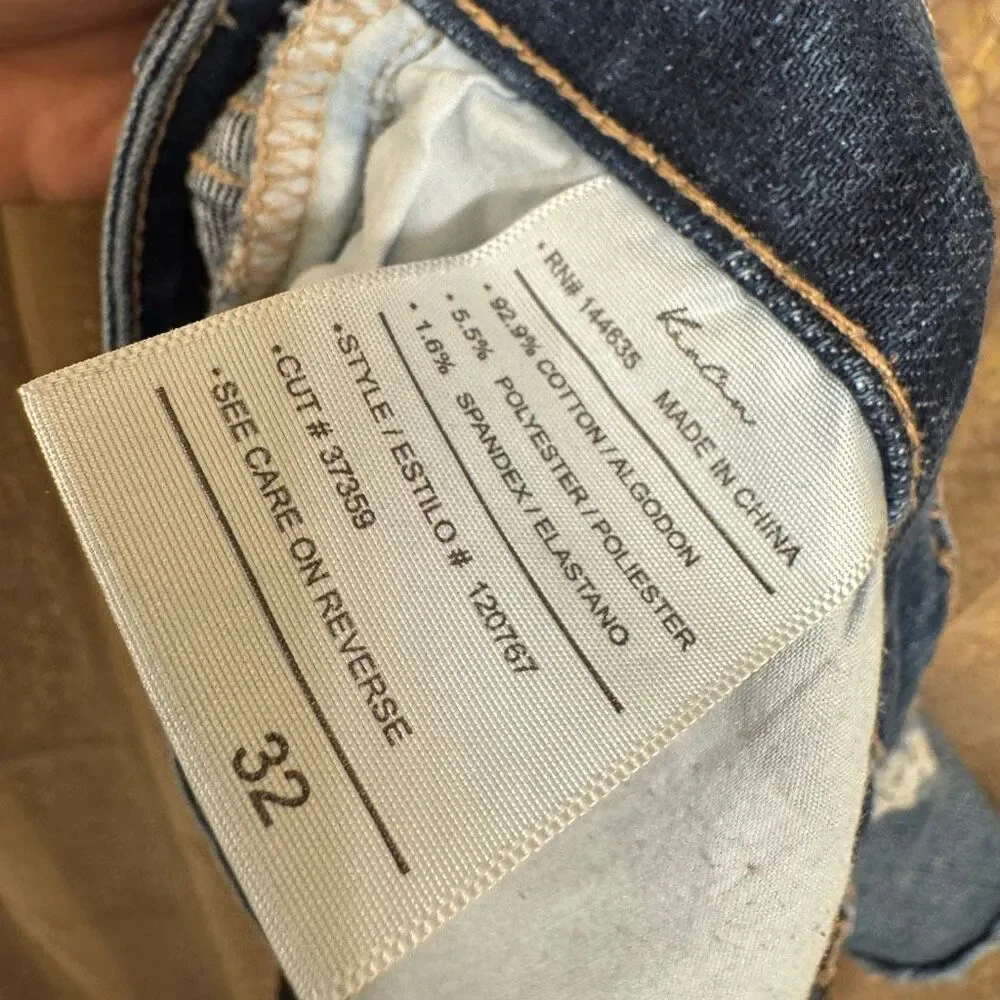KanCan Distressed Destroyed Blue Stretchy Summer Shorts 14/32